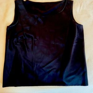 Silk black camisole  size medium  lightly worn
